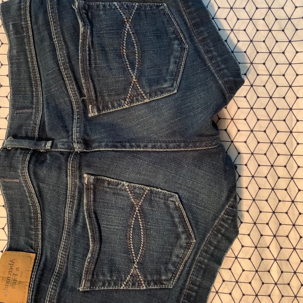 Abercrombie Jean shorts junior size 2 - Picture 3 of 3